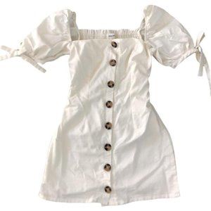 short off the shoulder summery dress